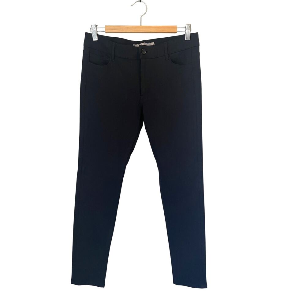 PAIGE Peg Super Skinny Dark Wash Black Jeans Pants Low Rise sz. 30 Inseam 27"